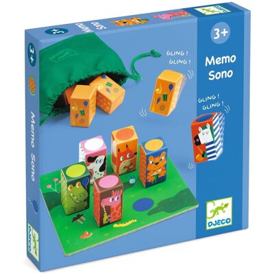 Memo Sono, gra edukacyjna, Djeco Memo Sono, gra edukacyjna, Djeco