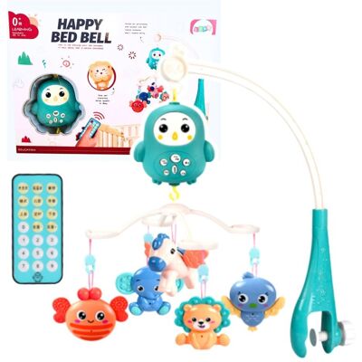 Lean Toys Karuzela Do Łóżeczka Sterowana Pilotem Kołysanki + Pilot zdalnego sterowania Lean Toys Karuzela Do Łóżeczka Sterowana Pilotem Kołysanki + Pilot zdalnego sterowania