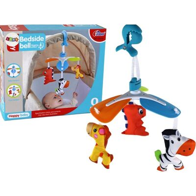 Lean Toys Karuzelka Dla Dzieci Klips Zwierzątka Kolorowa + 3 Pluszowe Zwierzątka Lean Toys Karuzelka Dla Dzieci Klips Zwierzątka Kolorowa + 3 Pluszowe Zwierzątka