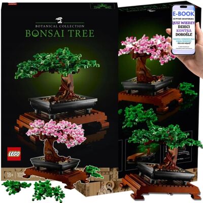 Lego DRZEWKO PREZENT DLA NIEJ NIEGO - Japońskie Drzewko Bonsai 10281 - KLOCKI PREZENT + EBOOK-2 Lego DRZEWKO PREZENT DLA NIEJ NIEGO - Japońskie Drzewko Bonsai 10281 - KLOCKI PREZENT + EBOOK-2