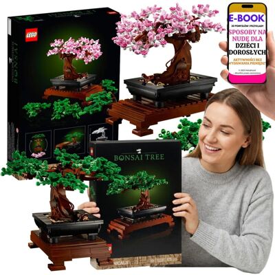 ROŚLINY 10281 Drzewko Bonsai LEGO Prezent Dla Miłośnika Roślin + E-BOOK-3 ROŚLINY 10281 Drzewko Bonsai LEGO Prezent Dla Miłośnika Roślin + E-BOOK-3