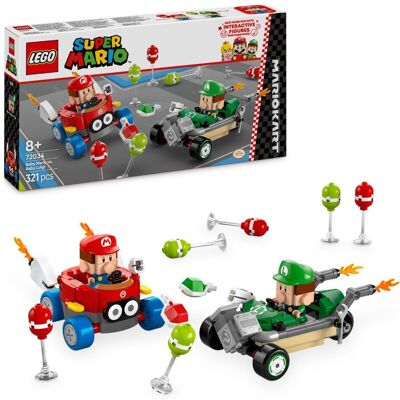 Lego Super Mario, klocki, Mario Kart — Baby Mario kontra Baby Luigi, 72034 Lego Super Mario, klocki, Mario Kart — Baby Mario kontra Baby Luigi, 72034