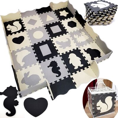 Malplay, Puzzle Piankowe Mata Kojec Edukacyjna Gruba Xxl Malplay, Puzzle Piankowe Mata Kojec Edukacyjna Gruba Xxl