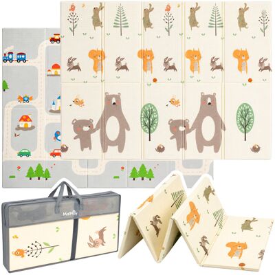 MalPlay Mata Piankowa Edukacyjna Składana Dwustronna 150x180 Pianka XPE dla Dzieci MATIVO MalPlay Mata Piankowa Edukacyjna Składana Dwustronna 150x180 Pianka XPE dla Dzieci MATIVO
