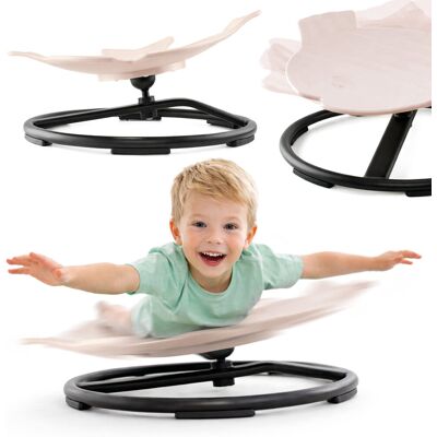 HYPERMOTION Mini karuzela dla dzieci Rybka - obrotowe siedzisko sensoryczne, krzesło balansujące - kolor beżowy HYPERMOTION Mini karuzela dla dzieci Rybka - obrotowe siedzisko sensoryczne, krzesło balansujące - kolor beżowy