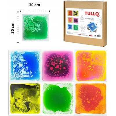 Ścieżka Sensoryczna Tullo - Sensoryczne Płytki Z Cieczą 30 Cm 6 Szt. Ścieżka Sensoryczna Tullo - Sensoryczne Płytki Z Cieczą 30 Cm 6 Szt.