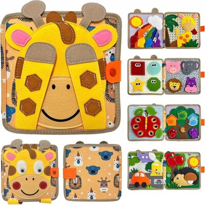 Inny producent Tablica Manipulacyjna Sensoryczna Montessori Książeczka Zabawka Edukacyjna Inny producent Tablica Manipulacyjna Sensoryczna Montessori Książeczka Zabawka Edukacyjna
