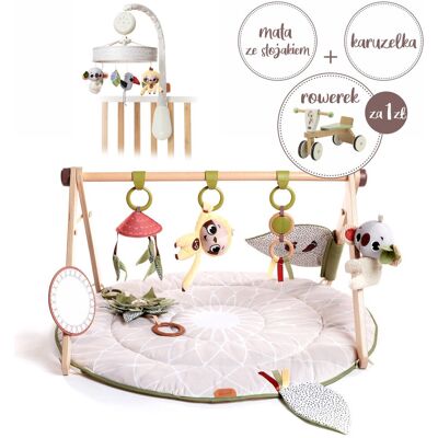 Tiny Love Boho Chic Zestaw: mata edukacyjna, karuzela i rowerek Tiny Love Boho Chic Zestaw: mata edukacyjna, karuzela i rowerek