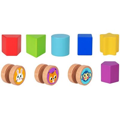 Tooky Toy Kostka Edukacyjna Sorter Labirynt Przeplatanka Zwierzątka Tooky Toy Kostka Edukacyjna Sorter Labirynt Przeplatanka Zwierzątka