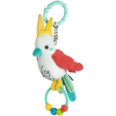 Fehn Zawieszka, Maskotka Edukacyjna, Papuga z kolekcji: DoBabyDoo Fehn Zawieszka, Maskotka Edukacyjna, Papuga z kolekcji: DoBabyDoo