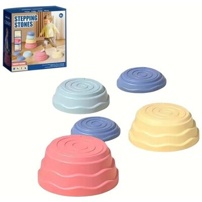 Lean Toys ZESTAW 5 KAMIENI DO TRENINGU RÓWNOWAGI Lean Toys ZESTAW 5 KAMIENI DO TRENINGU RÓWNOWAGI