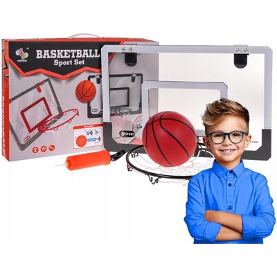 RAMIZ Zestaw Do Gry W Kosza Tablica Do Kosza Piłka Pompka Koszykówka RAMIZ Zestaw Do Gry W Kosza Tablica Do Kosza Piłka Pompka Koszykówka