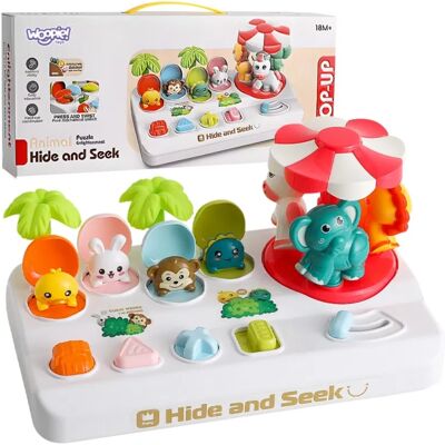 Lean Toys Dla Dzieci Interaktywna Karuzela Zwierzątka Lean Toys Dla Dzieci Interaktywna Karuzela Zwierzątka