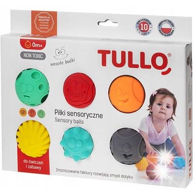 TULLO Edukacyjna ZABAWECZKA Dla Malucha PIŁECZKI Sensoryczne Uczy Poprzez Zabawę TULLO Edukacyjna ZABAWECZKA Dla Malucha PIŁECZKI Sensoryczne Uczy Poprzez Zabawę