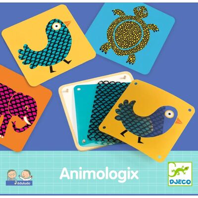 Djeco Eduludo Animologix - Gra edukacyjna 3+ lat Djeco Eduludo Animologix - Gra edukacyjna 3+ lat