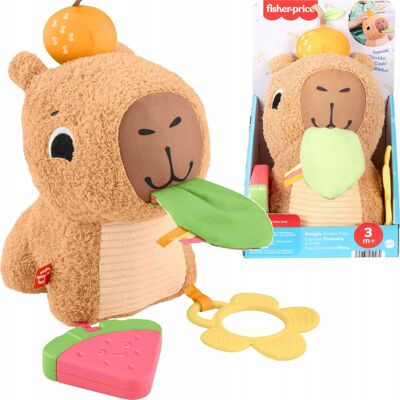 Fisher Price PIERWSZA PRZYTULANKA KAPIBARA sensoryczna dla maluszka Fisher Price PIERWSZA PRZYTULANKA KAPIBARA sensoryczna dla maluszka