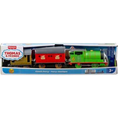 Fisher Price I Przyjaciele Lokomotywa Piotruś Z Napędem, 2 Wagony Fisher Price I Przyjaciele Lokomotywa Piotruś Z Napędem, 2 Wagony