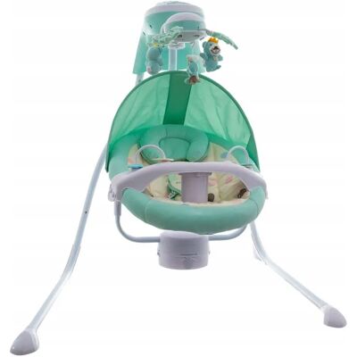 EUROBABY Huśtawka Elektroniczna Ty801m Green EUROBABY Huśtawka Elektroniczna Ty801m Green