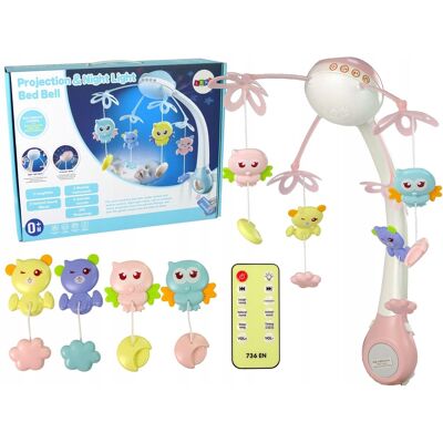 Lean Toys Karuzela Do Łóżeczka Projektor Pilot Melodie Lean Toys Karuzela Do Łóżeczka Projektor Pilot Melodie