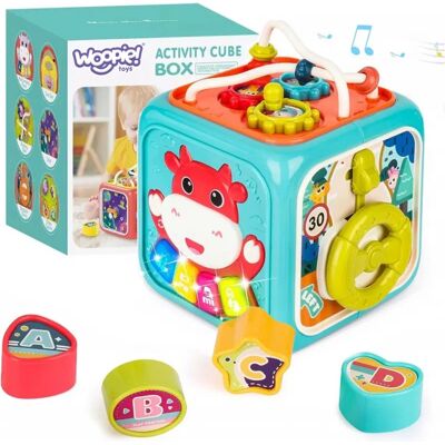 Inny producent Kostka 6w1 Sensoryczna Edukacyjna Montessori Sorter Inny producent Kostka 6w1 Sensoryczna Edukacyjna Montessori Sorter