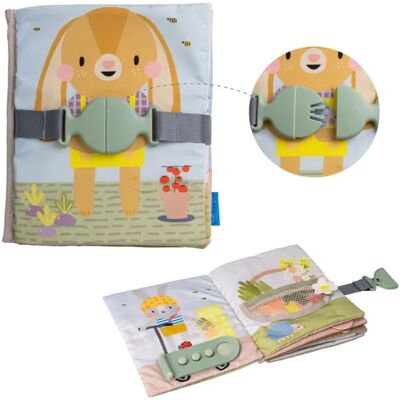 Pierwsza Książeczka Aktywności Sensorycznych Z Zajączkiem, Taf Toys Pierwsza Książeczka Aktywności Sensorycznych Z Zajączkiem, Taf Toys