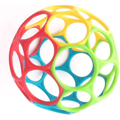 Piłka gryzak dla niemowląt Bright Starts Oball 10 cm Piłka gryzak dla niemowląt Bright Starts Oball 10 cm