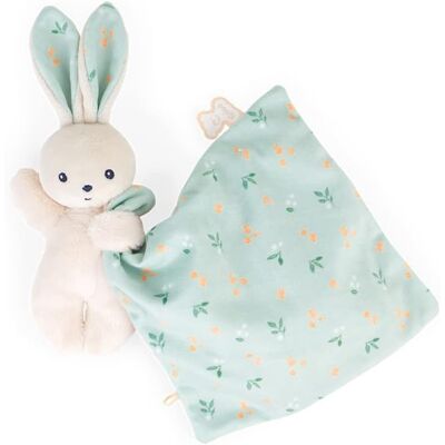 KALOO Przytulanka królik z kocykiem 17 cm bukiet cytrusów miękka KALOO Przytulanka królik z kocykiem 17 cm bukiet cytrusów miękka