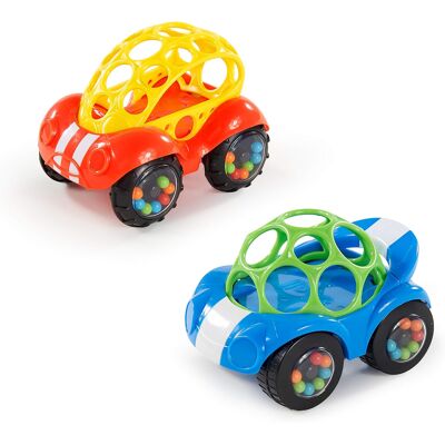Bright Starts Samochodzik Grzechotka Dla Niemowląt 17,78 Cm Oball Rattle & Roll Bright Starts Samochodzik Grzechotka Dla Niemowląt 17,78 Cm Oball Rattle & Roll