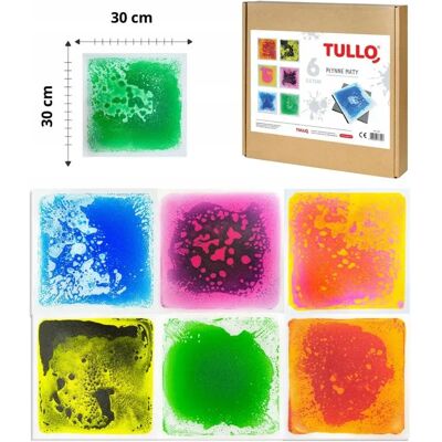 Ścieżka Sensoryczna Tullo - Sensoryczne Płytki Z Cieczą 30 Cm 6 Szt. Ścieżka Sensoryczna Tullo - Sensoryczne Płytki Z Cieczą 30 Cm 6 Szt.
