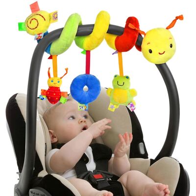 Inny producent Spirala Aktywności Gąsienica Do Wózka 35cm Plusz Wielobarwna Niemowląt Inny producent Spirala Aktywności Gąsienica Do Wózka 35cm Plusz Wielobarwna Niemowląt