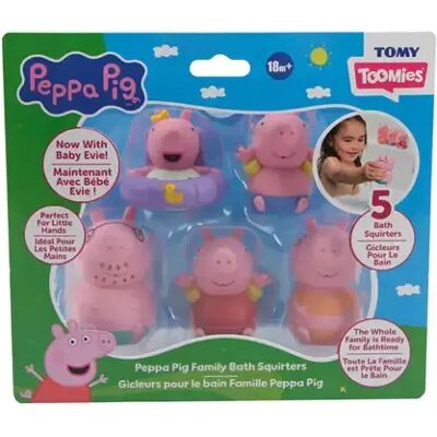 Tomy Świnka Peppa Psikawki Do Kąpieli 5-Pak E73923 Tomy Świnka Peppa Psikawki Do Kąpieli 5-Pak E73923