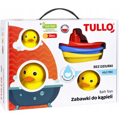 Tullo Kaczuszki Do Kąpieli Bez Dziurek + Łódeczki Tullo Kaczuszki Do Kąpieli Bez Dziurek + Łódeczki