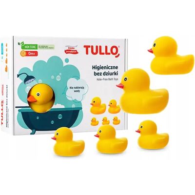 Tullo, Zabawki Do Kąpieli, Zestaw, 5 Szt. Bez Dziurek Tullo, Zabawki Do Kąpieli, Zestaw, 5 Szt. Bez Dziurek