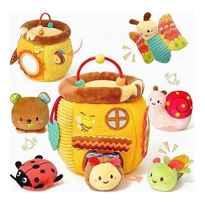 Inny producent Zabawka Sensoryczna Pasieka 6 Owadów Dźwięki Światła Dla Niemowląt 6-12 M Inny producent Zabawka Sensoryczna Pasieka 6 Owadów Dźwięki Światła Dla Niemowląt 6-12 M