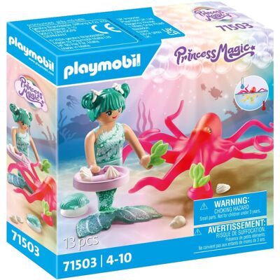Inny producent Zestaw Figurek Syrenka I Ośmiornica Zmieniająca Kolory Plastik Inny producent Zestaw Figurek Syrenka I Ośmiornica Zmieniająca Kolory Plastik