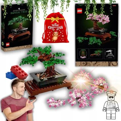 Zestaw Lego Icons Creator Drzewko Bonsai 10281 Kwiaty Prezent Klocki Zestaw Lego Icons Creator Drzewko Bonsai 10281 Kwiaty Prezent Klocki