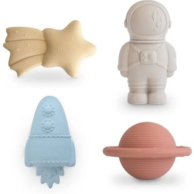 Zabawki kąpielowe Mushie - Gwiazda, Astronauta, Rakieta & Planeta - 4 szt. Zabawki kąpielowe Mushie - Gwiazda, Astronauta, Rakieta & Planeta - 4 szt.