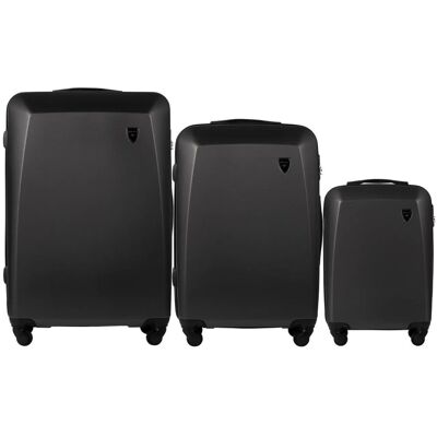 Komplet Walizek WINGS 3 Rozmiary ABS+ Twarde Podręczne Praktyczne Komplet Walizek WINGS 3 Rozmiary ABS+ Twarde Podręczne Praktyczne
