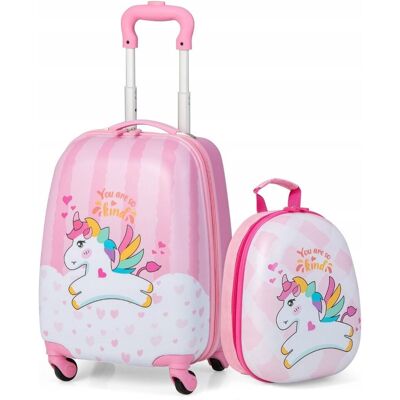 Costway Walizka Twarda Zestaw Abs Bn10032 15 L Costway Walizka Twarda Zestaw Abs Bn10032 15 L