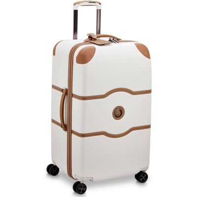 Delsey Chatelet Air 2.0 Duża twarda biała walizka na kółkach 73 cm Delsey Chatelet Air 2.0 Duża twarda biała walizka na kółkach 73 cm