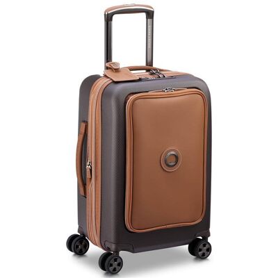 Delsey Chatelet Air 2.0 mała brązowa walizka kabinowa na kółkach 55 cm Delsey Chatelet Air 2.0 mała brązowa walizka kabinowa na kółkach 55 cm