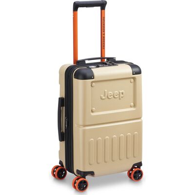 Inny producent Delsey JEEP Mała beżowa walizka kabinowa 55 cm Inny producent Delsey JEEP Mała beżowa walizka kabinowa 55 cm