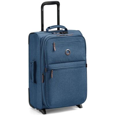 Delsey Maubert 2.0 Mała Miękka Walizka Kabinowa 55 Cm Niebieska Delsey Maubert 2.0 Mała Miękka Walizka Kabinowa 55 Cm Niebieska