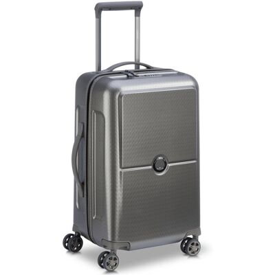 Delsey Turenne Mała Twarda Srebrna Walizka Kabinowa Na Kółkach 55 Cm Delsey Turenne Mała Twarda Srebrna Walizka Kabinowa Na Kółkach 55 Cm