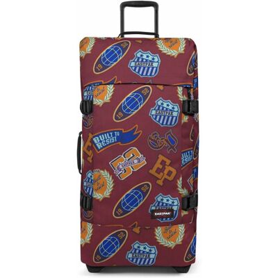 Duża torba podróżna Eastpak Tranverz L - clash burgundy Duża torba podróżna Eastpak Tranverz L - clash burgundy