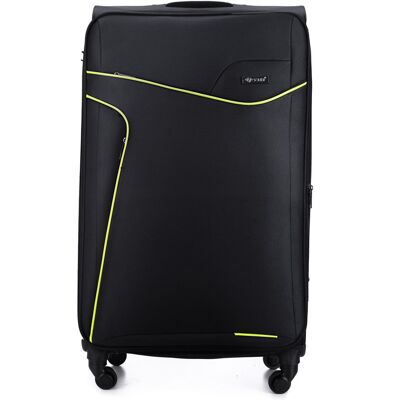 Solier Luggage Duża Walizka Miękka L Solier Stl1651 Czarno-Zielona 70L Solier Luggage Duża Walizka Miękka L Solier Stl1651 Czarno-Zielona 70L