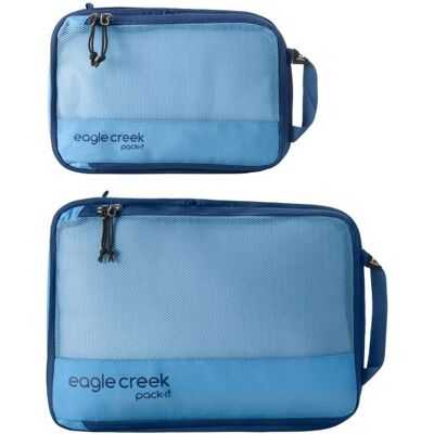 Eagle Creek Reveal Compression Cube Set Blue Down Eagle Creek Reveal Compression Cube Set Blue Down