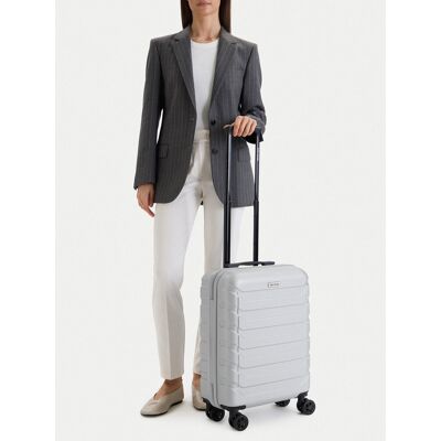 Gino Rossi Walizka Kabinowa Unisex Srebrny Gino Rossi-Ceo-Gin-S-003-05-Silver2 Srebrny Gino Rossi Walizka Kabinowa Unisex Srebrny Gino Rossi-Ceo-Gin-S-003-05-Silver2 Srebrny