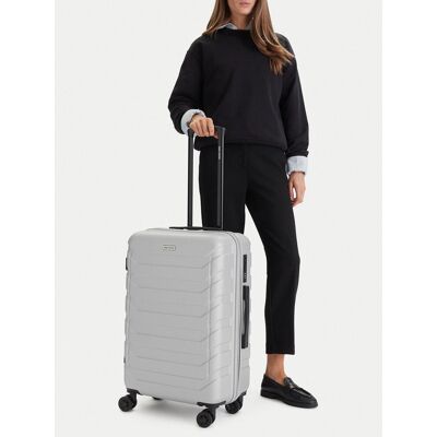 Gino Rossi Walizka Średnia Unisex Srebrny Gino Rossi-Ceo-Gin-M-003-05-Silver Srebrny Gino Rossi Walizka Średnia Unisex Srebrny Gino Rossi-Ceo-Gin-M-003-05-Silver Srebrny