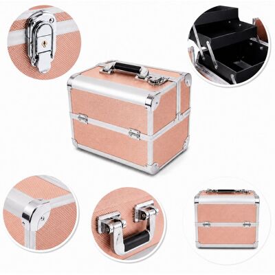 Kunert Kuferek organizer kosmetyczny złoty AMARA– elegancka walizka na kosmetyki, narzędzia i akcesoria Kunert Kuferek organizer kosmetyczny złoty AMARA– elegancka walizka na kosmetyki, narzędzia i akcesoria